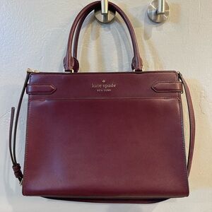 Kate Spade Burgundy Leather Bag